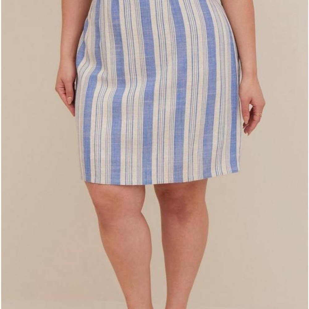 Torrid linen Blend mini skirt size XL Fully Lined